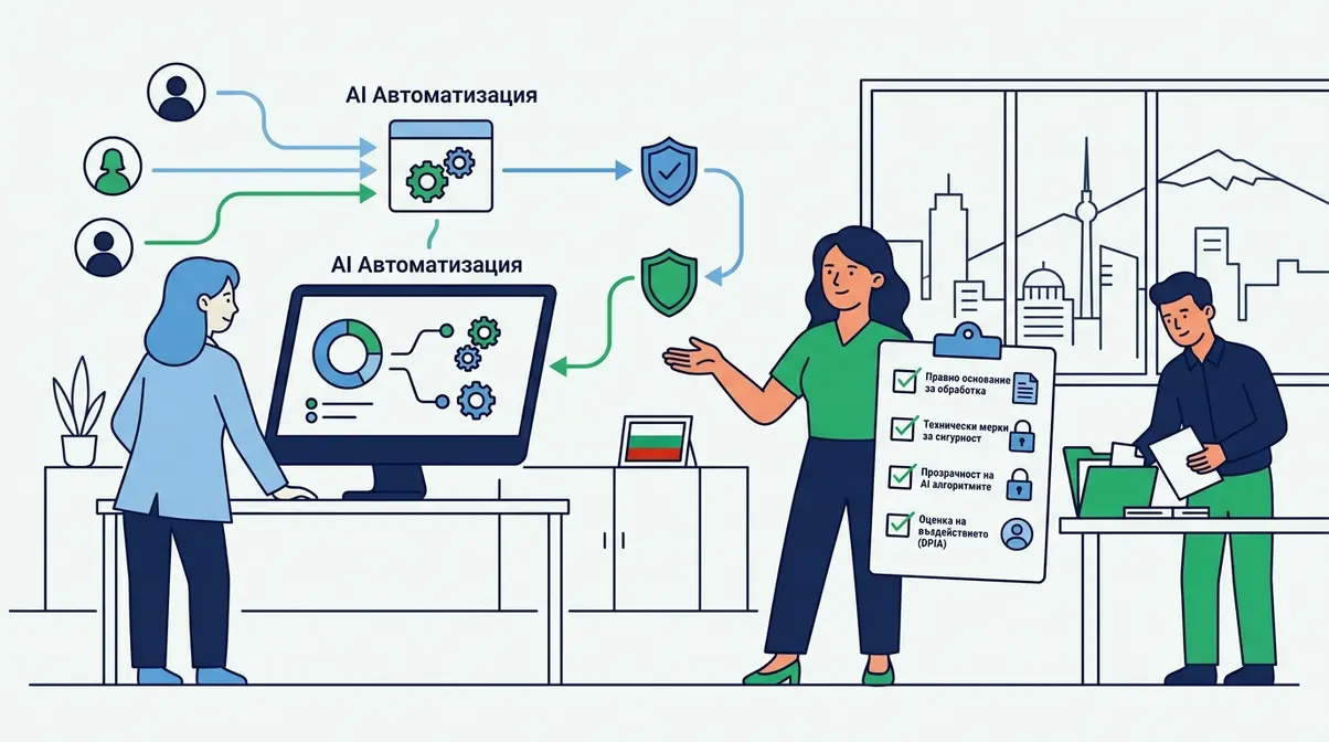 GDPR Чеклист за AI Автоматизация: Пълно Ръководство за МСП в България (2026)