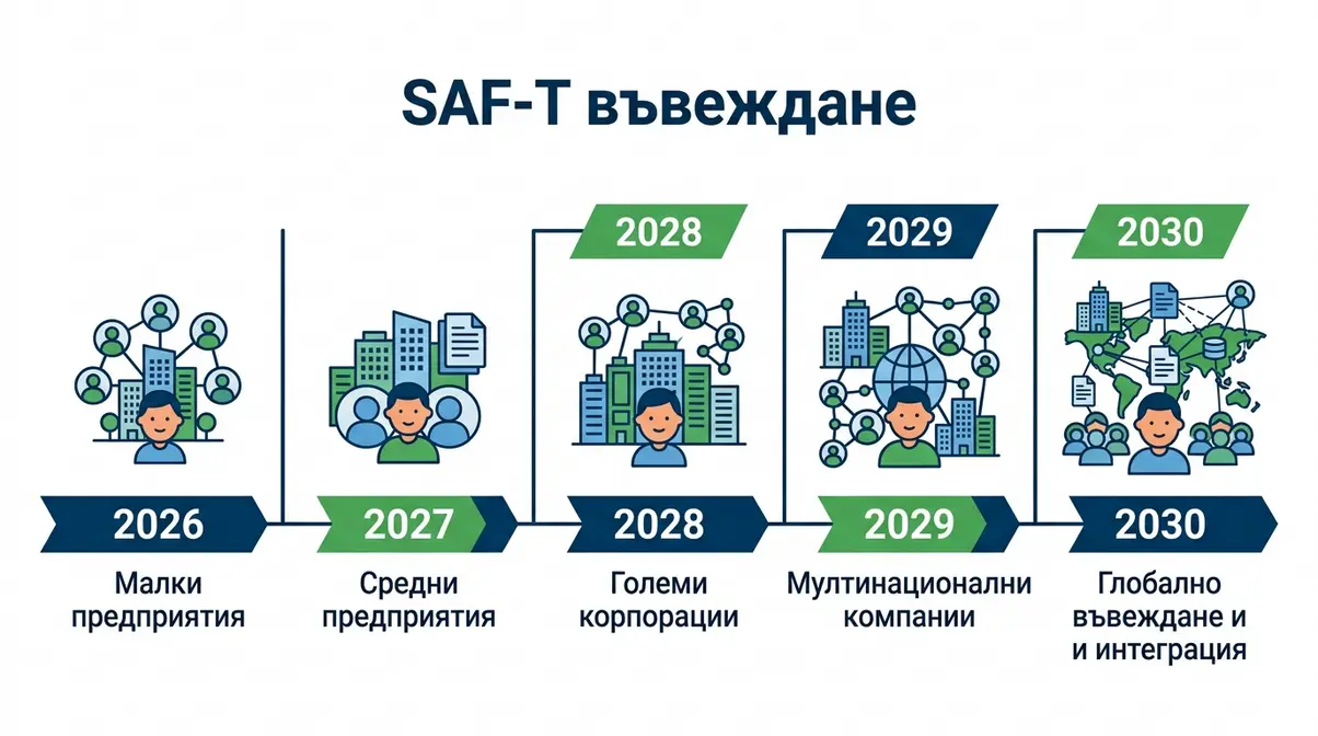 SAF-T етапи и срокове 2026–2030: кой кога подава според НАП