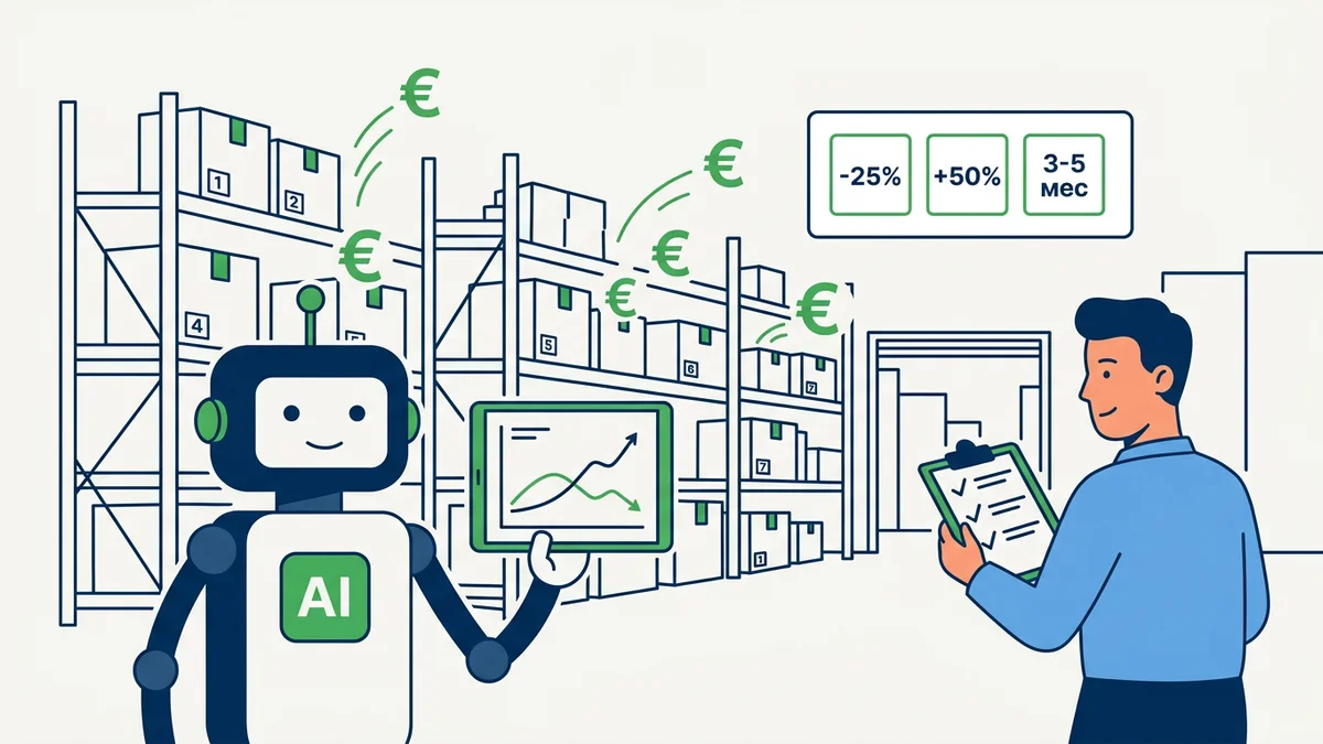 Предсказваща аналитика за склад 2026 — освобождаване на оборотен капитал чрез AI